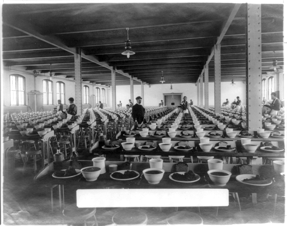 Mess hall, Clinton Prison, Dannemora, N. Y., seating capacity 1200 LCCN2012649415