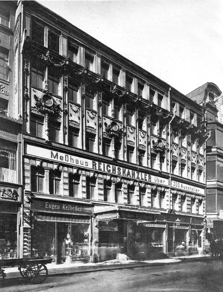 Messhaus Reichskanzler Leipzig um 1920