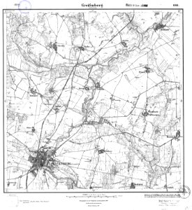 Messtischblatt 688 - Greifenberg 1890-1929