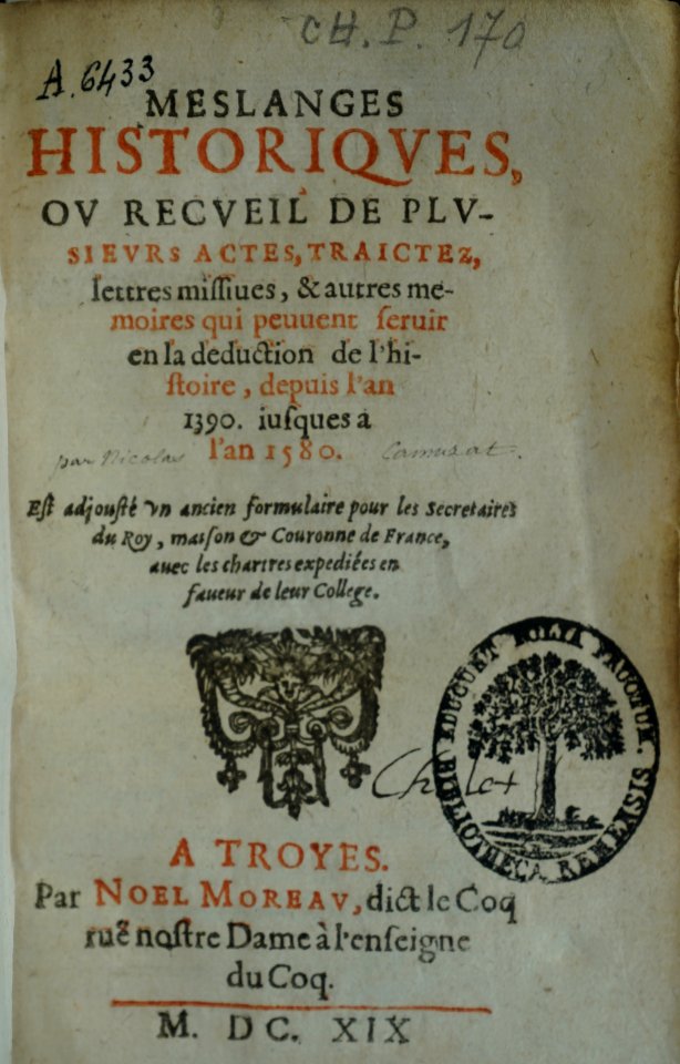 Meslanges historiques CHP 170 09134