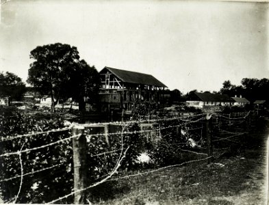 Mühle bei Rozensk, Bretter wurden zur Verkleidung der Deckungen entnommen. (BildID 15589705)