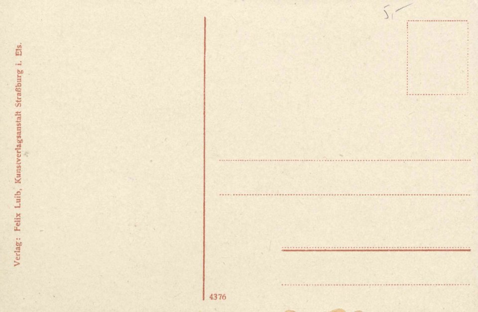 Mülhausen i. E., Elsass-Lothringen - Rathaus (back) (Zeno Ansichtskarten)