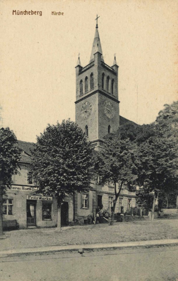 Müncheberg, Brandenburg - Kirche (Zeno Ansichtskarten)