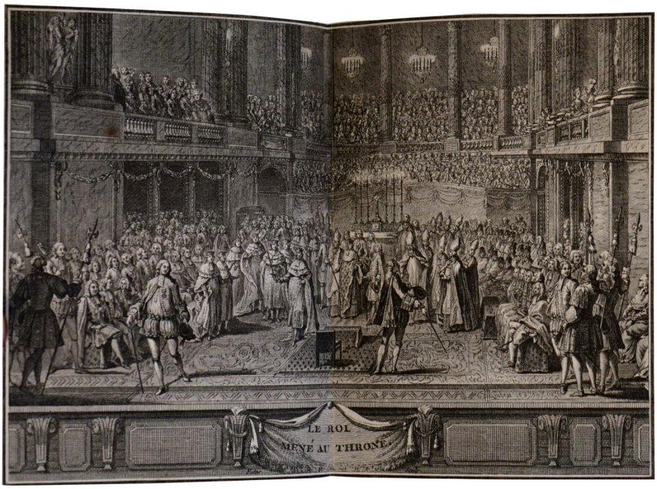 Mené au trone Louis XVI Patas 06128