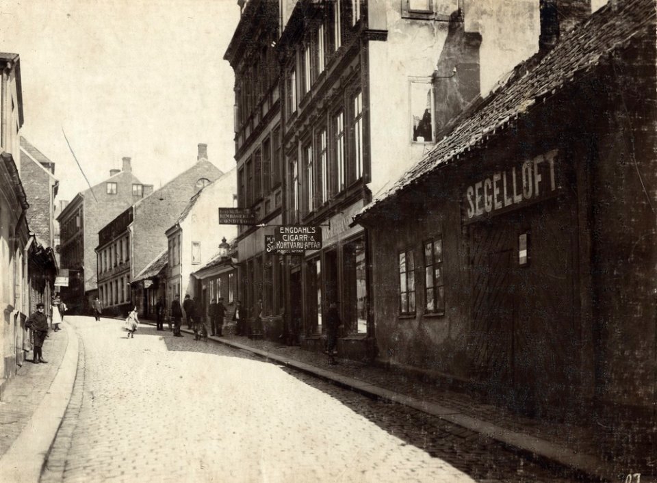 Möllegränden år 1900