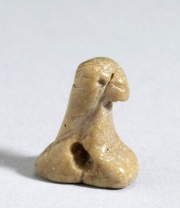 Mesopotamian - Seated Bird Amulet - Walters 421452 - Right