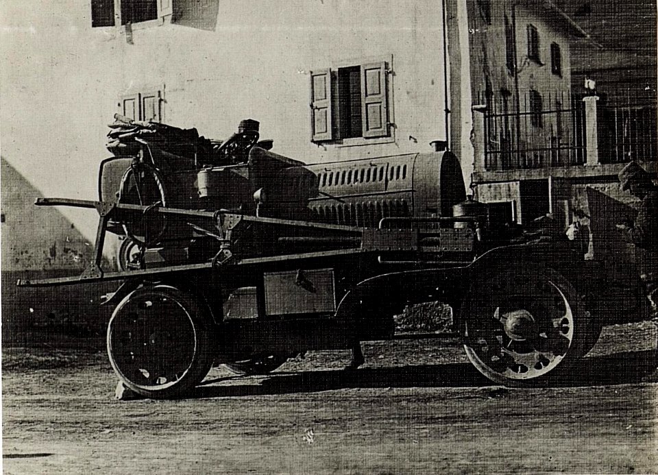 Mörser Auto des 38-ers im Etschtal. (BildID 15576439)