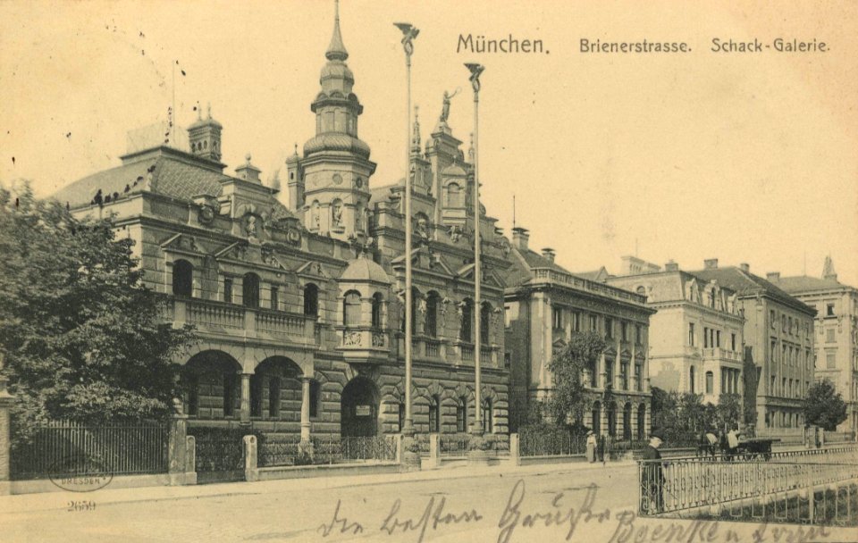 München, Bayern - Brienerstraße, Schack-Galerie (Zeno Ansichtskarten)