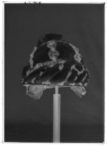 Mössa med fallvalk - Livrustkammaren - 53127-negative