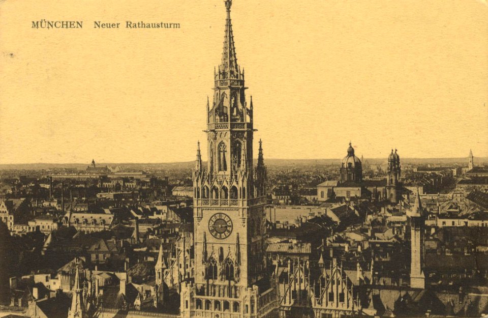 München, Bayern - Neues Rathaus, Turm (Zeno Ansichtskarten)