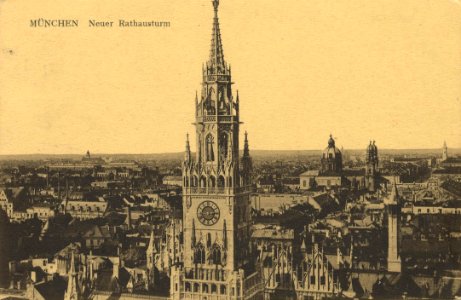 München, Bayern - Neues Rathaus, Turm (Zeno Ansichtskarten)