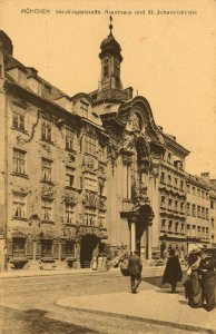München, Bayern - Sendlingerstraße, Asamhaus und St. Johanniskirche (Zeno Ansichtskarten)