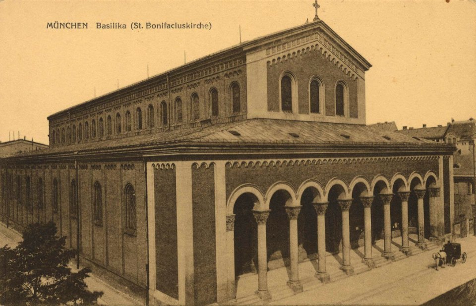 München, Bayern - St. Bonifatiuskirche (Zeno Ansichtskarten)