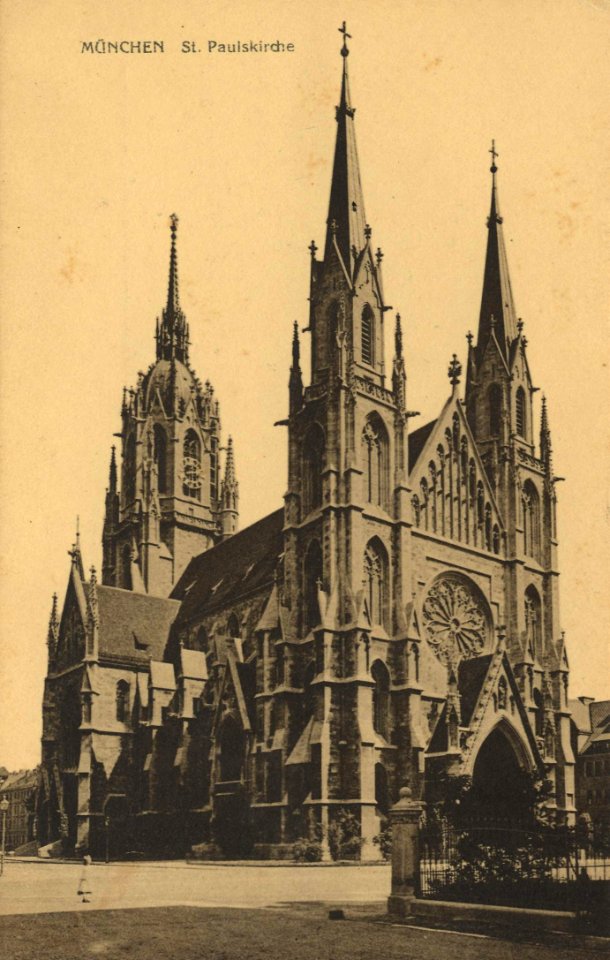 München, Bayern - St. Paulskirche (Zeno Ansichtskarten)