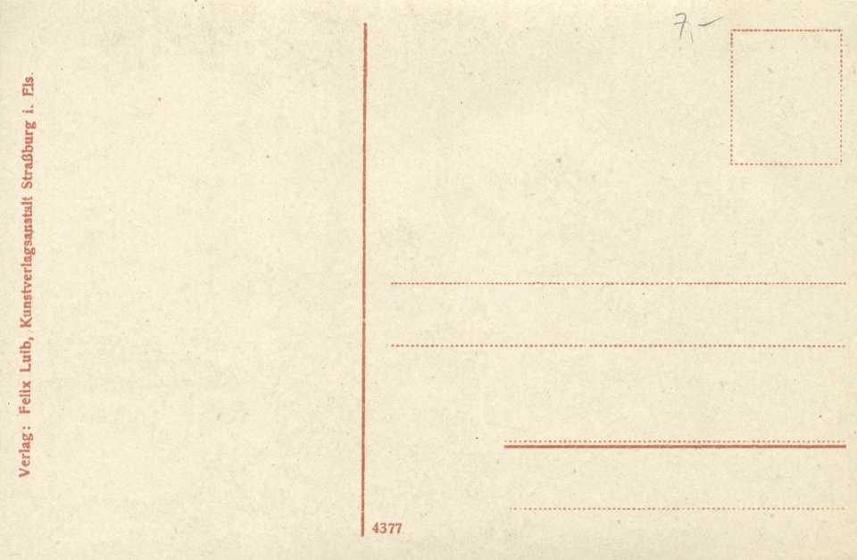 Mülhausen i. E., Elsass-Lothringen - Neuquartierplatz (back) (Zeno Ansichtskarten)