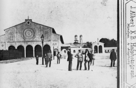 München Hauptbahnhof um 1859 001