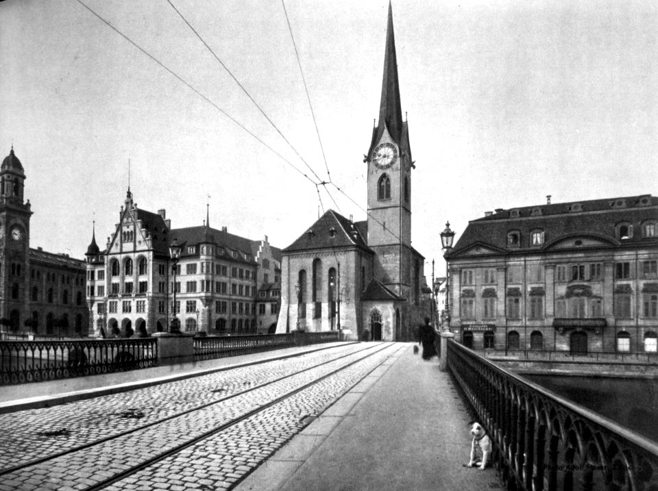 Münsterbrücke Zürich 1910