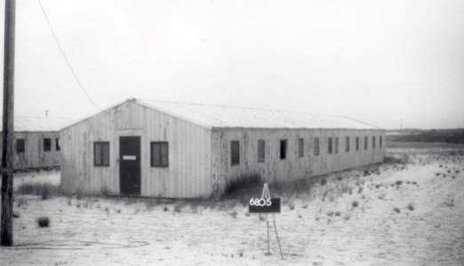 Metal barracks, Building 6805