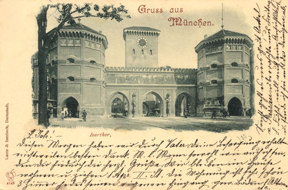 München, Bayern - Isartor (Zeno Ansichtskarten)