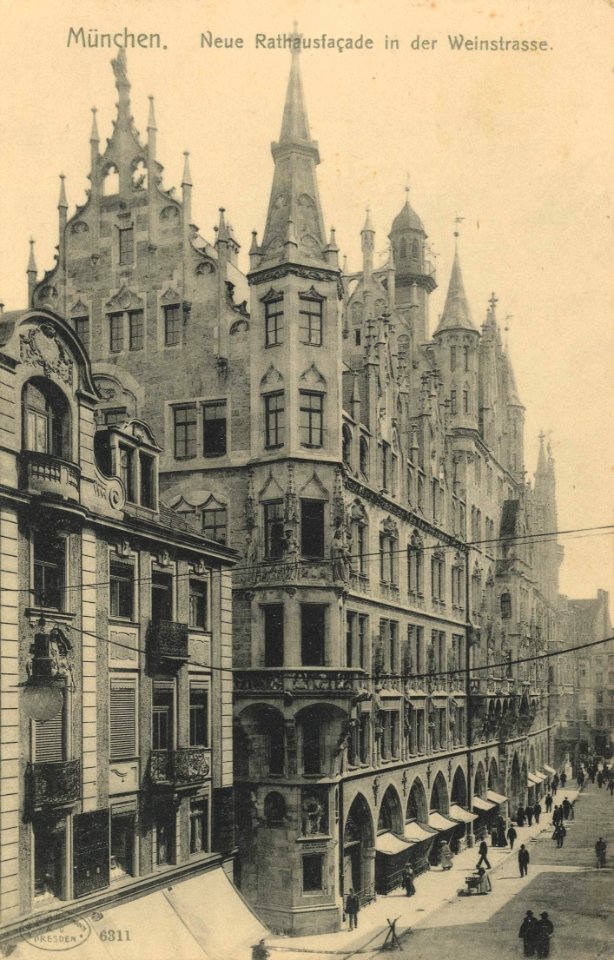 München, Bayern - Neues Rathaus (Zeno Ansichtskarten)