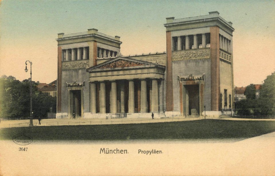 München, Bayern - Propyläen (Zeno Ansichtskarten)