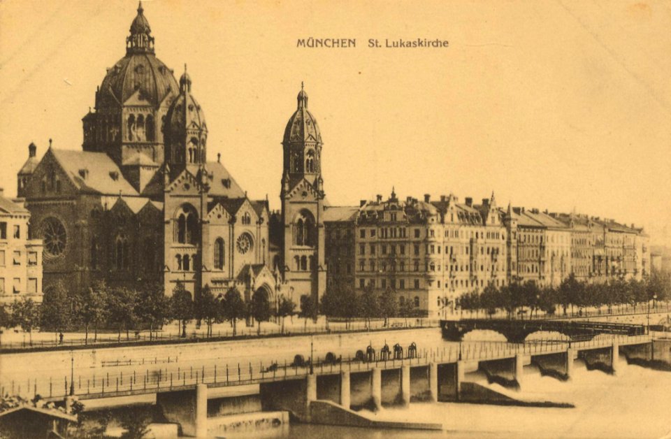 München, Bayern - St. Lukaskirche (Zeno Ansichtskarten)