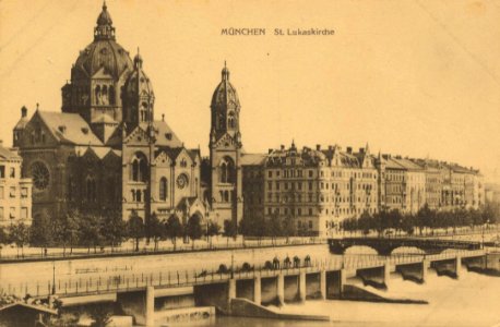 München, Bayern - St. Lukaskirche (Zeno Ansichtskarten)