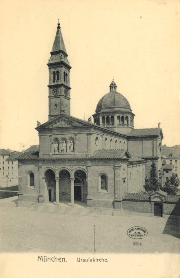 München, Bayern - St. Ursulakirche (Zeno Ansichtskarten)