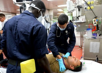 Mercy conducts mass casualty exercise during Pacific Partnership 2015 150716-N-PZ713-210 photo