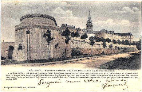 Mézières — Nouveau Château d'Eau et Pensionnat de Ste-Chrétienne