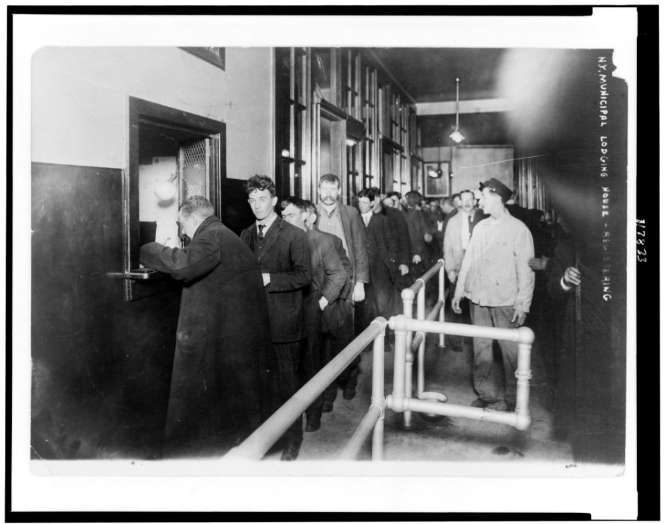 N.Y. Municipal Lodging House - registering LCCN98502154