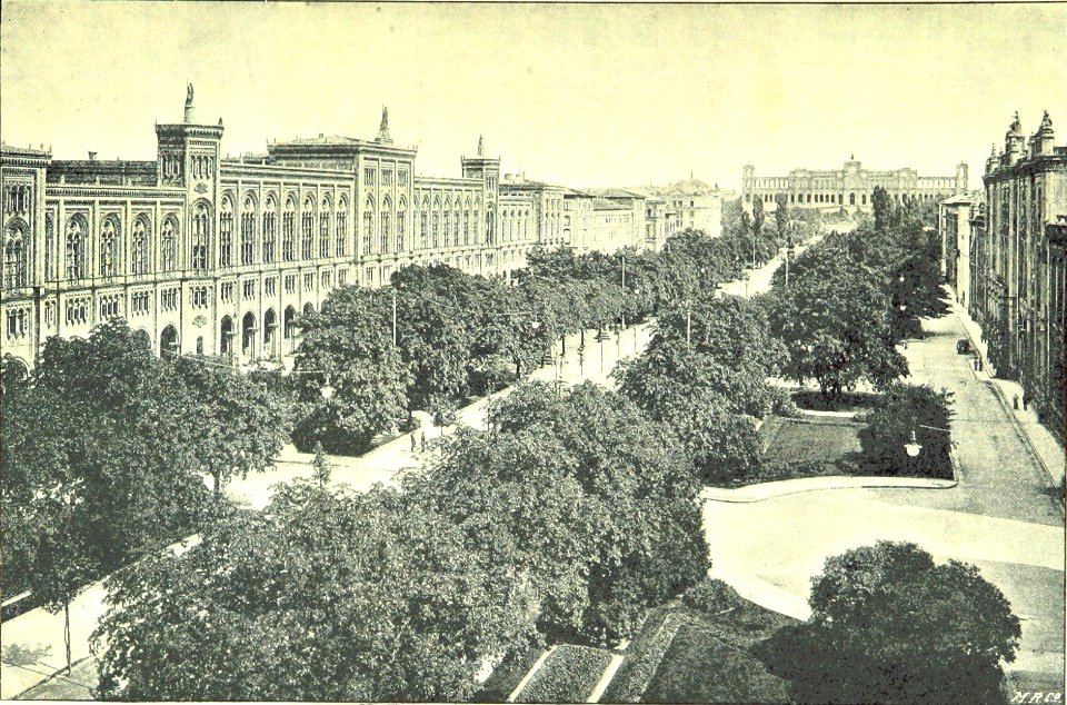 München Maximilianstraße Bronner 1898