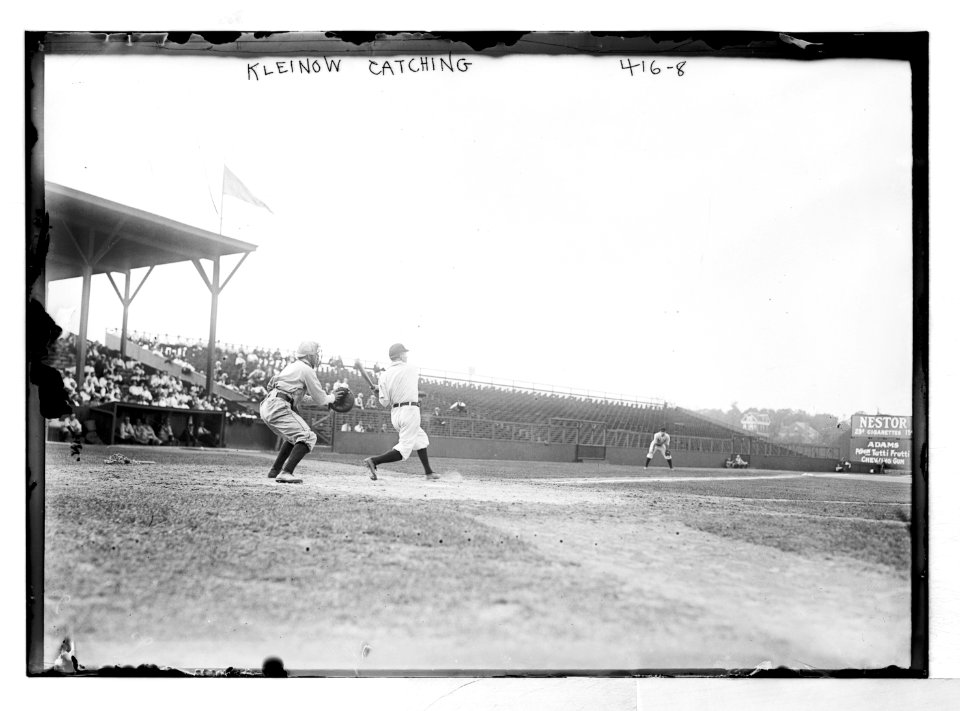 N.Y. Americans ball field, Kleinow catching (Boston - N.Y.), New York LCCN2014681974