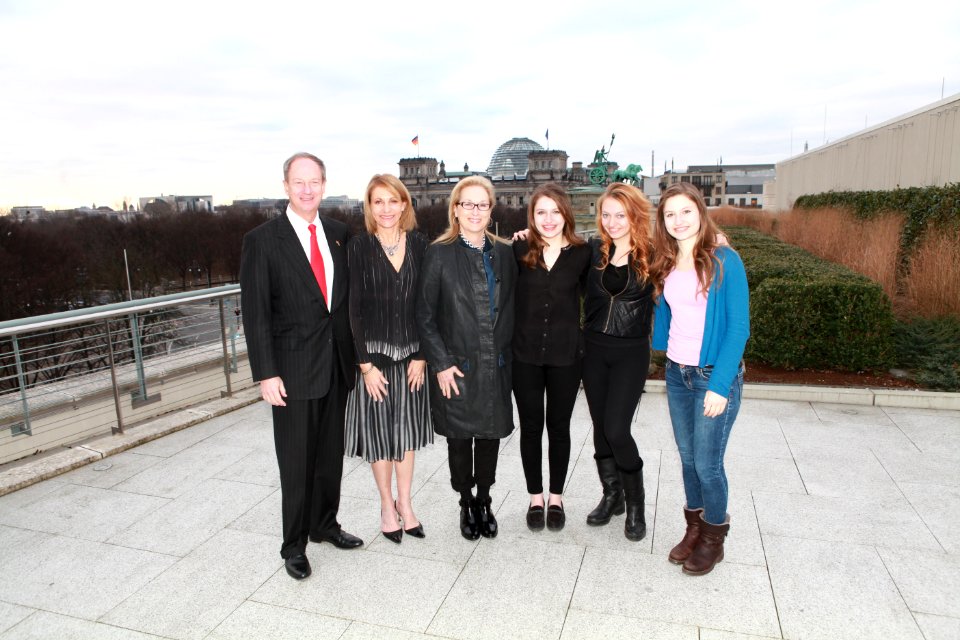 Meryl Streep with the Emersons February 2016