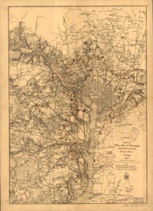 N E Virginia forts and roads