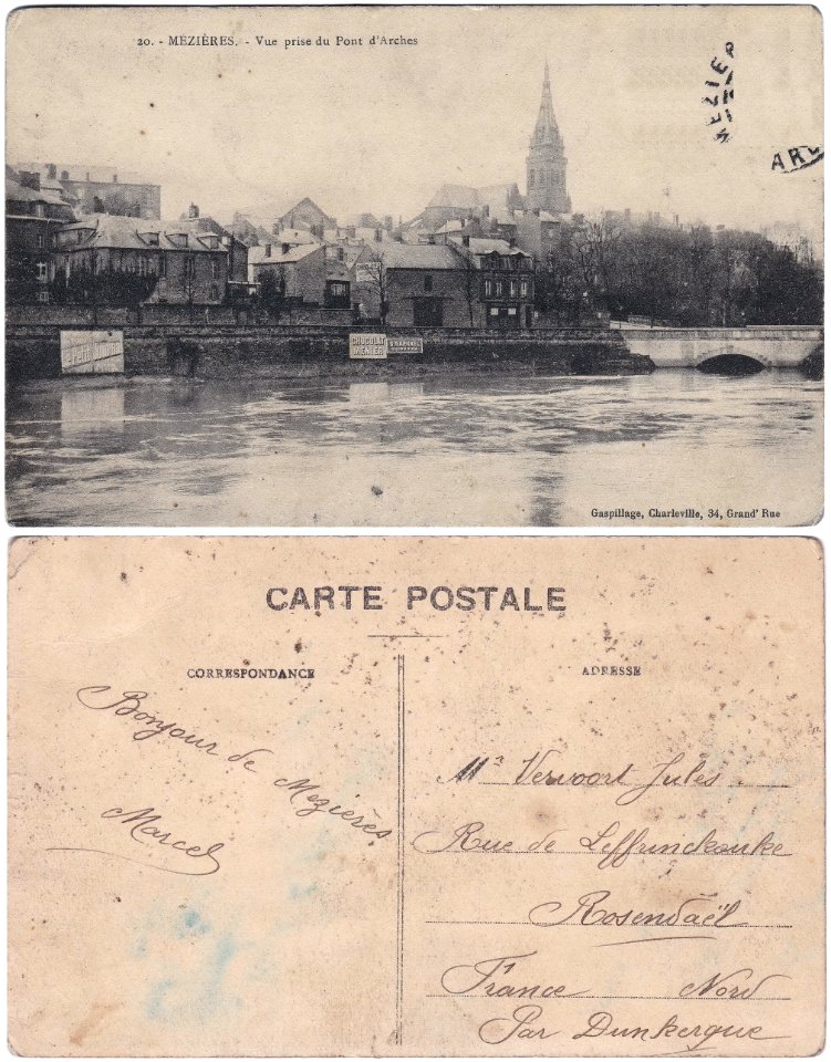 Mézières –– Vue prise du Pont d'Arches 02