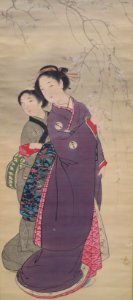 Beauties under Cherry Blossoms by Nagasawa Rosetsu