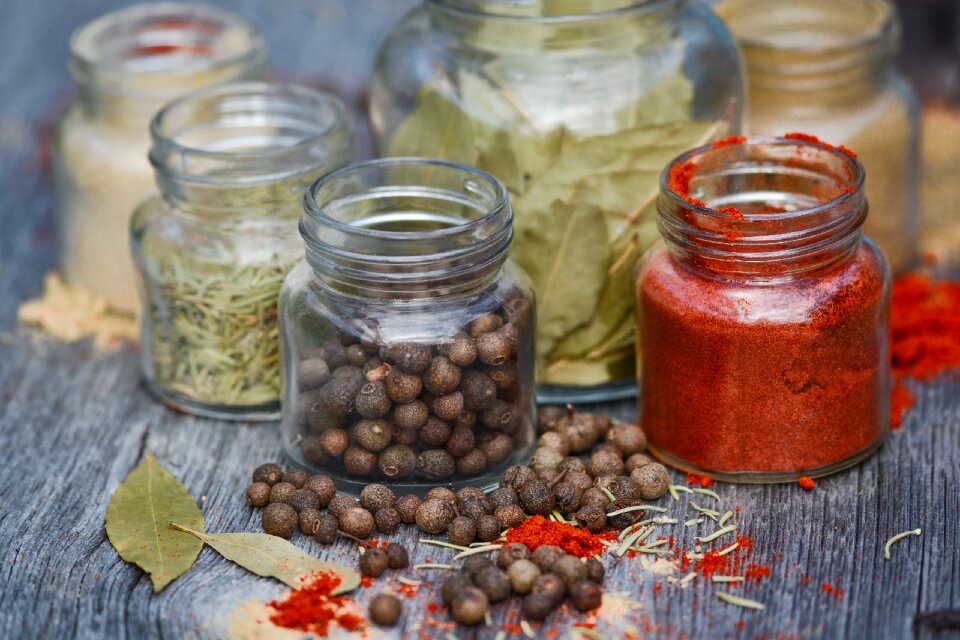 Cooking wooden pepper photo