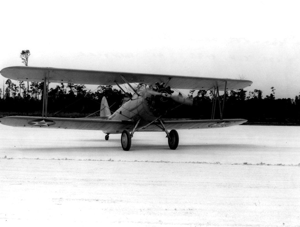 N3N landing at NAS Jacksonville 1940