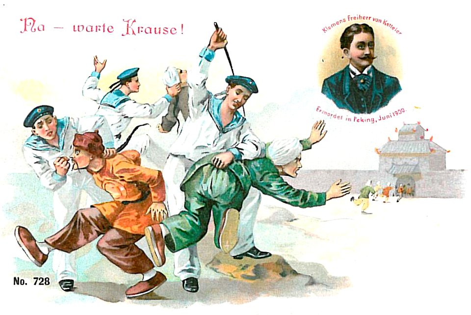 Na warte Krause ca 1900