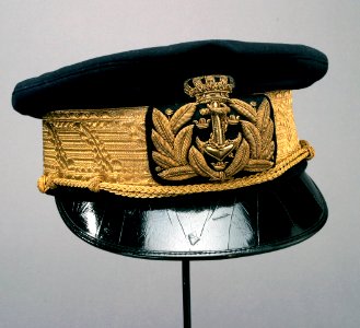 Mössa till amiralsuniform (Oscar II) - Livrustkammaren - 56737