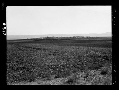 Nahalal. Girls' Agricultural Training School. Distant view from Nazareth road LOC matpc.15213