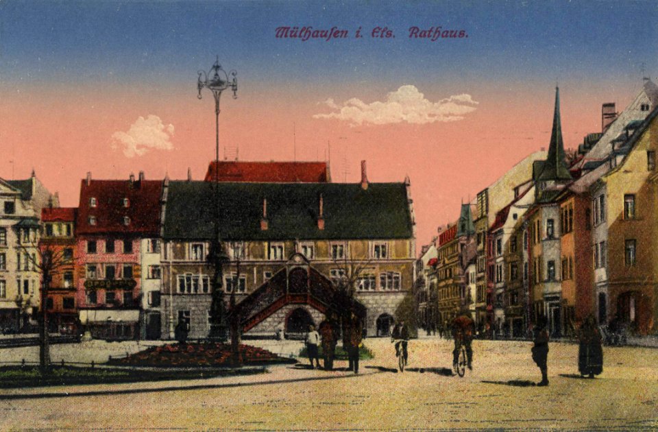 Mülhausen i. E., Elsass-Lothringen - Rathaus (Zeno Ansichtskarten)