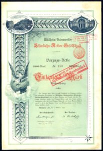 Müllheim-Badenweiler Eisenbahn-AG 1894