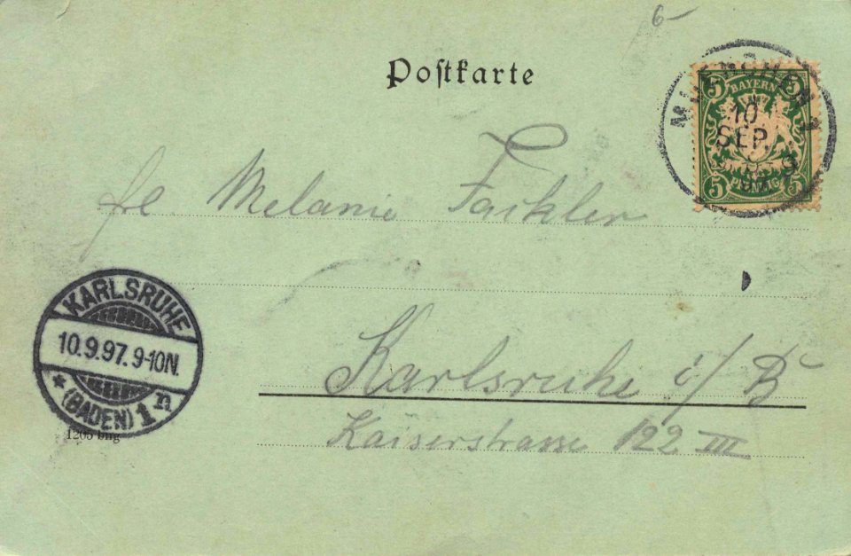 München, Bayern - Ruhmeshalle und Bavaria (back) (Zeno Ansichtskarten)