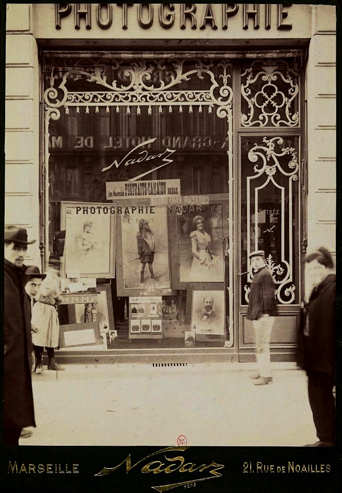 Nadar père boutique à Marseille vers 1897