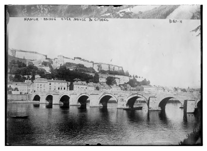Namur - Bridge over Meuse and Citadel LCCN2014697028