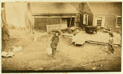 Nan de Gallant, 4 Clark St., Eastport, Maine, 9 year old cartoner, Seacoast Canning Co., Factory -2. Packs some with her mother. Mother and two sisters work in factory. One sister has made LOC nclc.00928