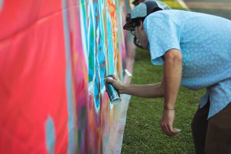 Graffiti art culture