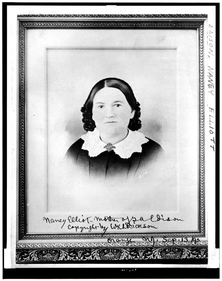 Nancy Elliot - mother of T.A. Edison LCCN93508597